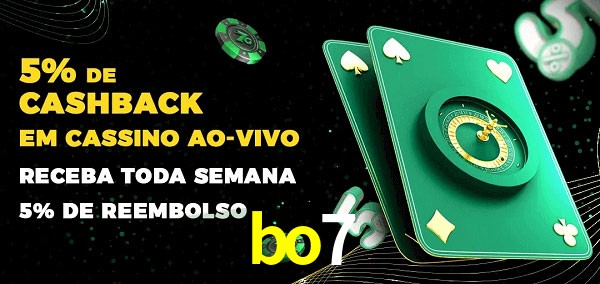 Promoções do cassino ao Vivo bo7
